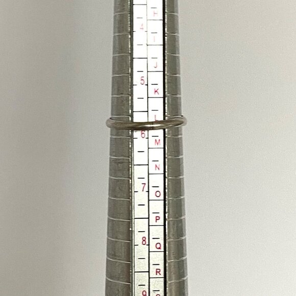 VTG Sterling Silver 925 Oval Bezel Set Ocean Jasper Split Shank Ring Sz 5.75 - Picture 9 of 16